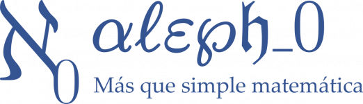 Logo of Alephsub0 - Más que simple matemática